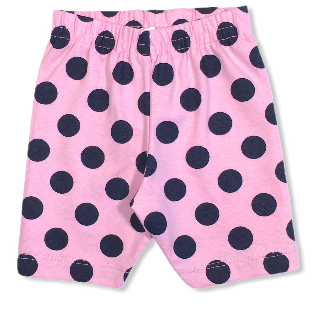 Short Bebê Ciclista Sorvete De Bolinhas