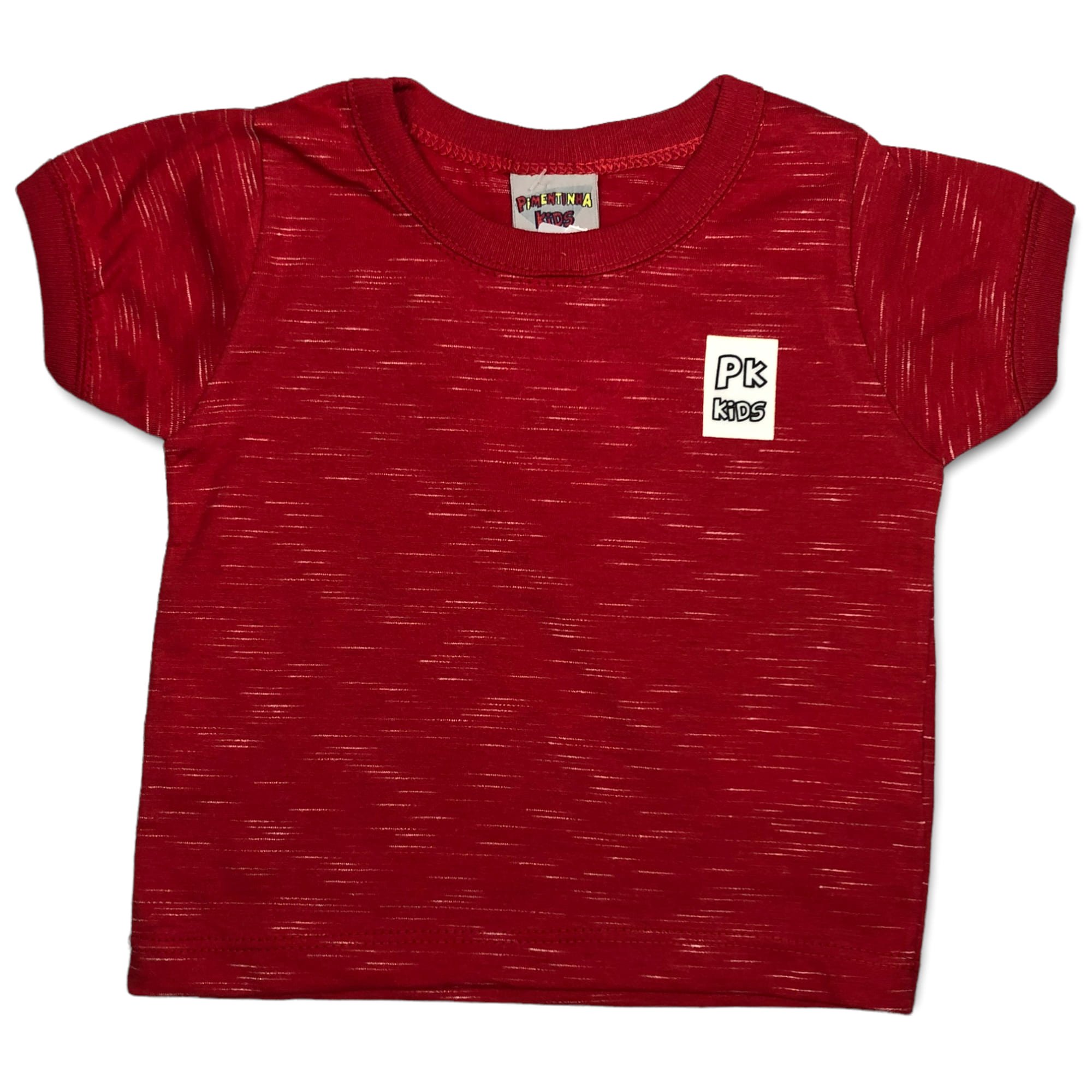 Camiseta Bebê Menino Pk Vermelho - Pimentinha Kids