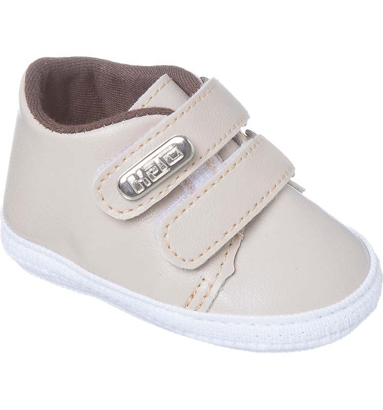 Tênis Para Bebê Bege E Branco - Keto Baby