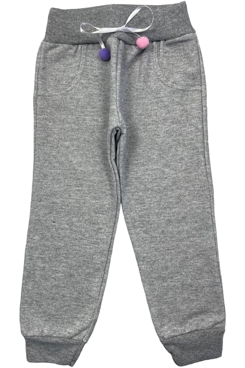 Calça Em Moletom Menina Mescla - Pimentinha Kids
