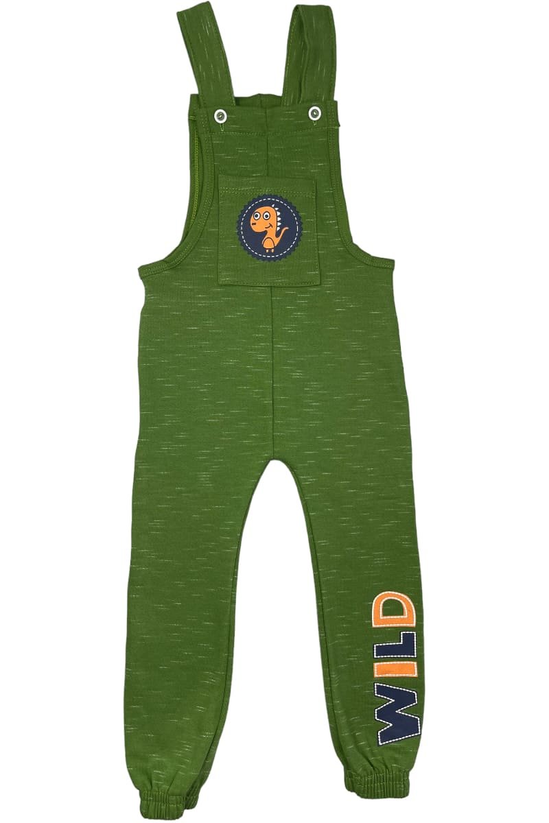 Jardineira Menino Dino Wild - Pimentinha Kids