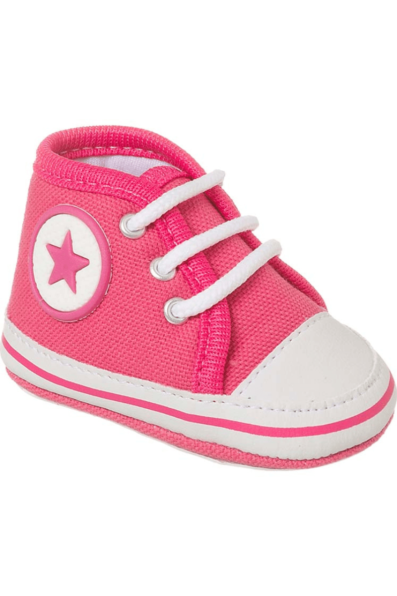 Tênis Para Bebê Menina Star Pink - Keto Baby
