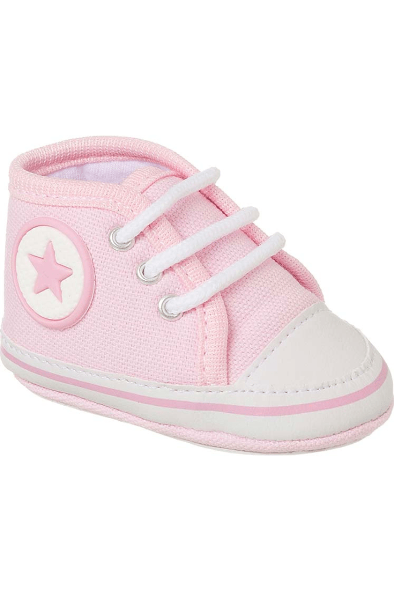 Tênis Para Bebê Menina Star Rosa - Keto Baby