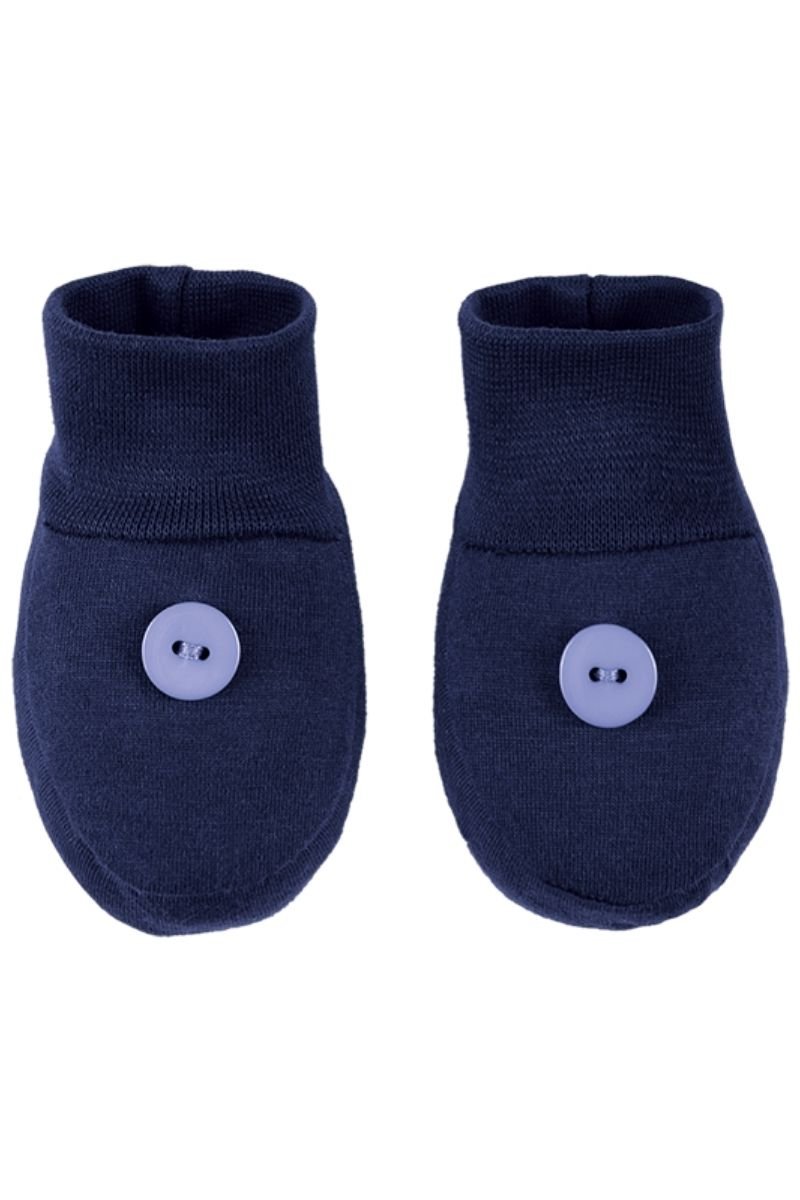 Sapatinho De Bebê Menino Botao Azul Marinho Fantoni
