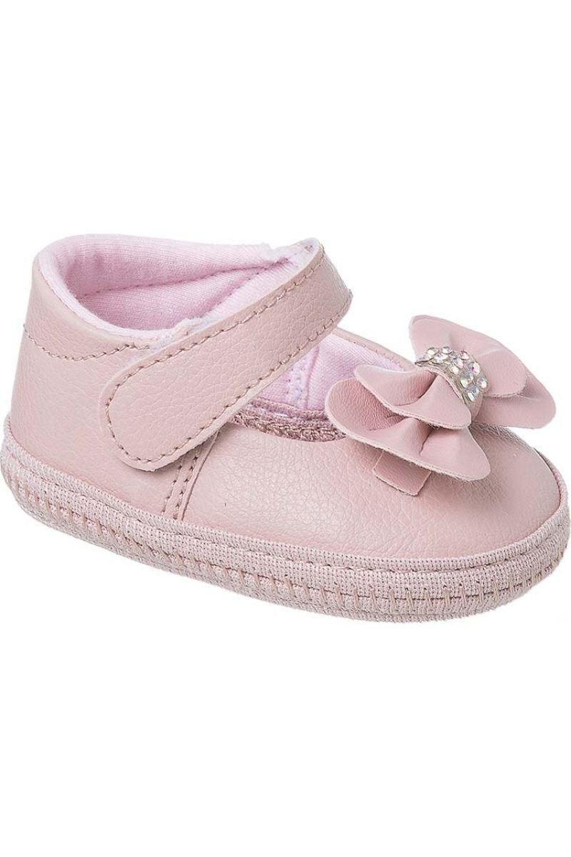 Sapatilha Para Bebê Laço Nude - Keto Baby