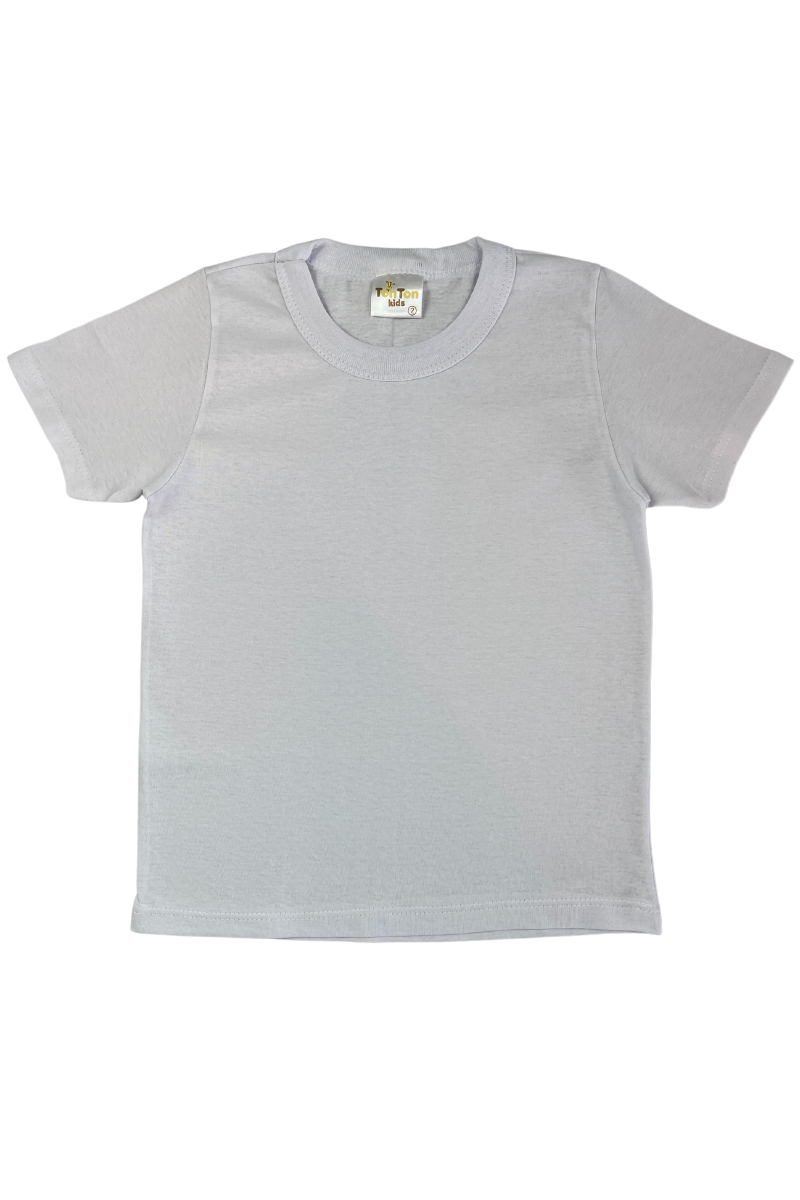 Camiseta Verão Menino Branco - TonTon Kids